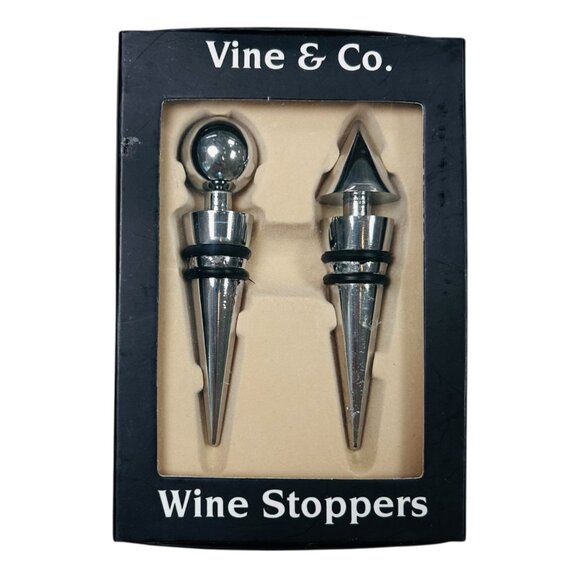 Wine Lover’s Gift Set Stopper Opener Brookstone - Picture 2 of 8